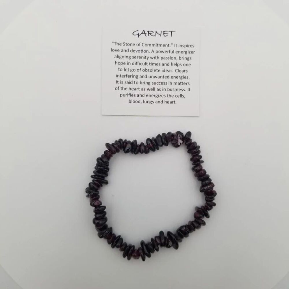 Garnet Stone Bracelet